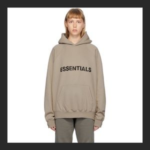 Essentials Taupe Pullover Hoodie